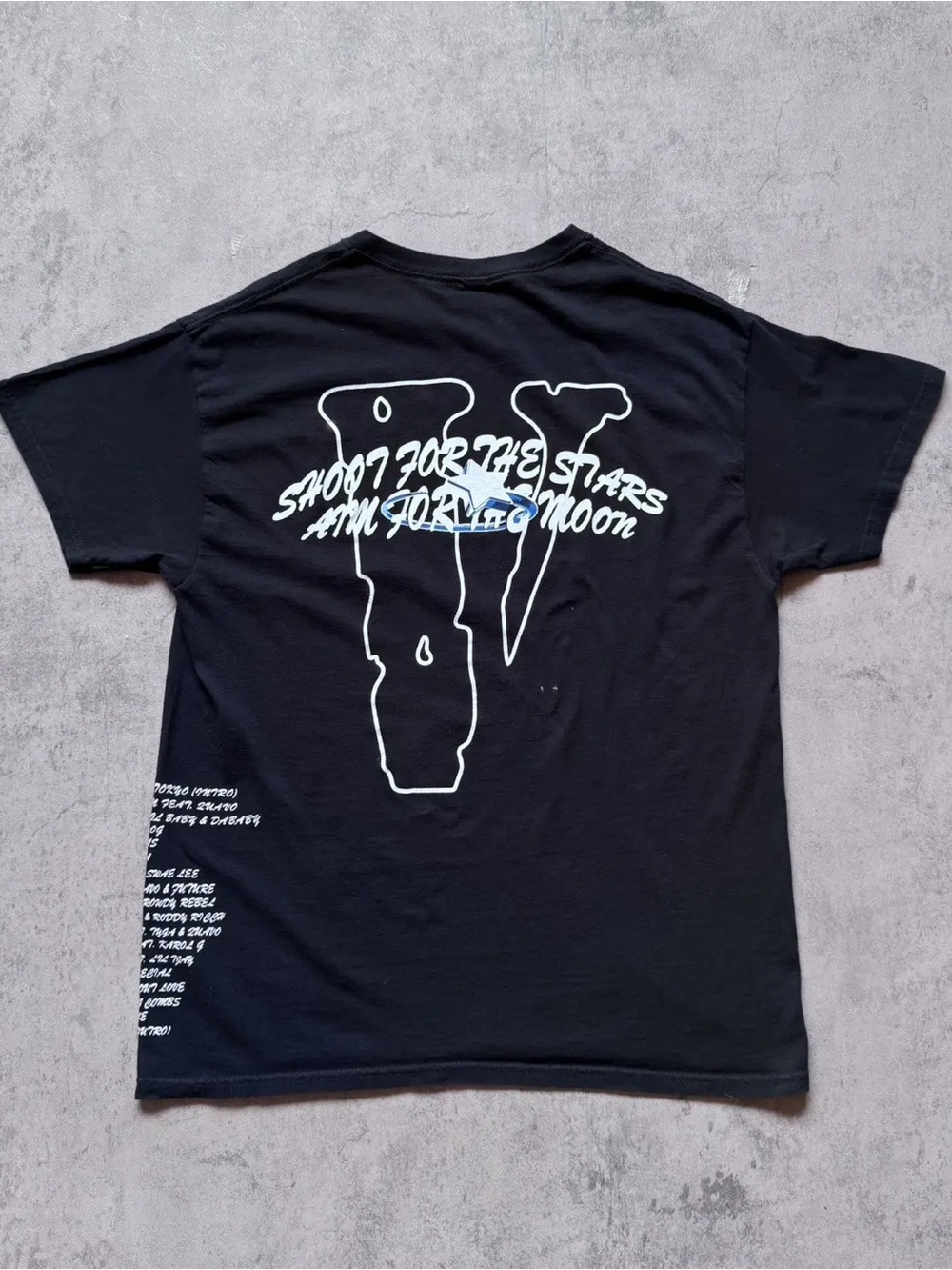 Pop Smoke x VLONE Tracklist Tee Small